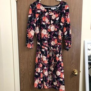 DownEast Floral Dress - silky material